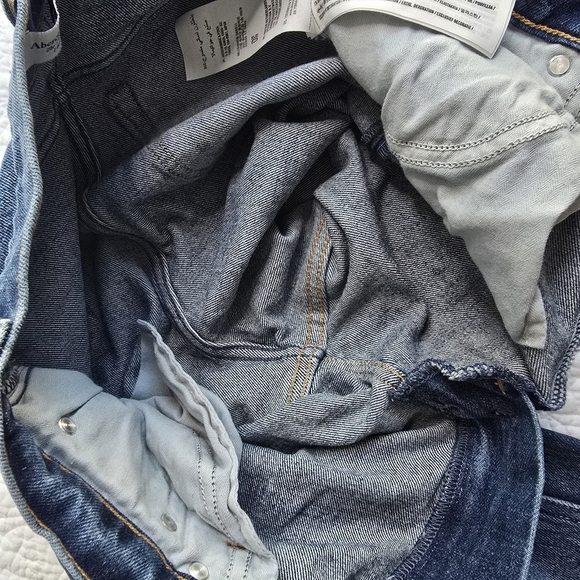 Abercrombie & Fitch The 70s Vintage Flare Ultra High Rise Blue Jeans 26 Regular - Picture 14 of 16